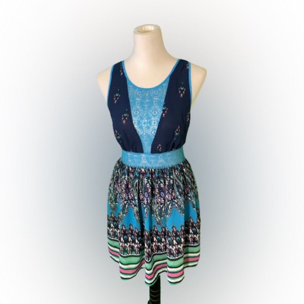 The best blue summer dress size small